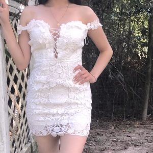White Lace Dress! ✨
